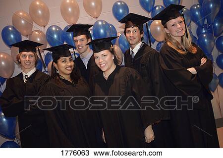 Group of graduates View Large Photo Image Stock Image - Group of graduates. Fotosearch