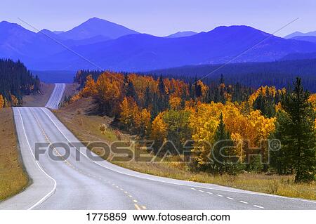 Highway Kananaskis Country Alberta Canada View Large Photo Image Stock Photo - Highway Kananaskis Country Alberta Canada. Fotosearch