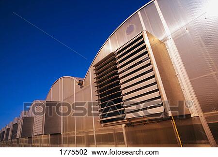 Stock Image - Industrial air conditioning unit. Fotosearch
