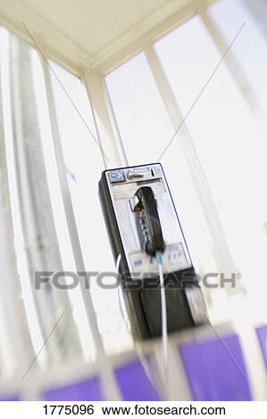 Inside a phone kiosk View Large Photo Image Stock Photograph - Inside a phone kiosk. Fotosearch