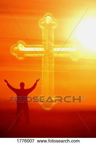 Stock Photo - Inspired by the cross. Fotosearch