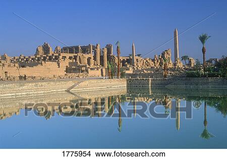 Picture - Karnak Temple Luxor Egypt. Fotosearch