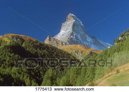 Stock Image - Mountain top. Fotosearch