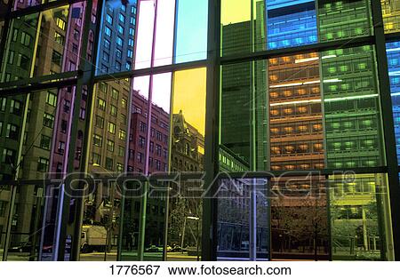 Stock Photo - Multi-colored glass window. Fotosearch