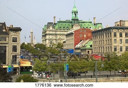 Place Jacques Cartier, Old Montreal, Quebec, Canada View Large Photo Image Stock Photograph - Place Jacques Cartier, Old Montreal, Quebec, Canada. Fotosearch