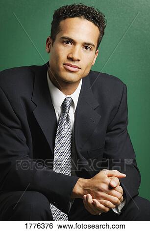 Stock Photograph - Portrait of businessman. Fotosearch