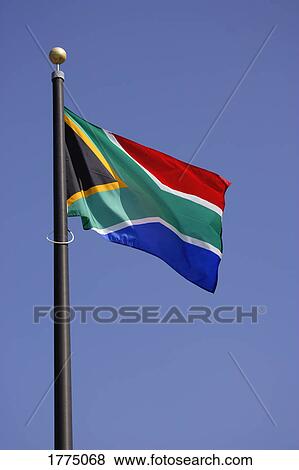 Stock Photo - South African national flag. Fotosearch