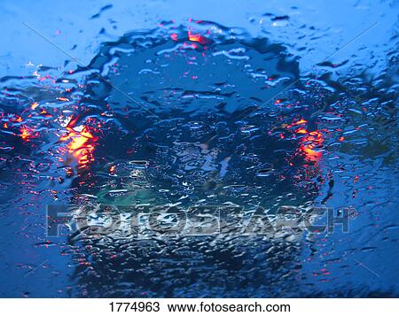 Waiting in traffic while raining View Large Photo Image Stock Image - Waiting in traffic while raining. Fotosearch
