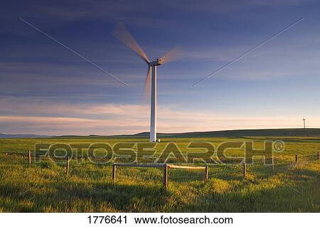 Wind turbine Southern Alberta Canada View Large Photo Image Stock Image - Wind turbine Southern Alberta Canada. Fotosearch