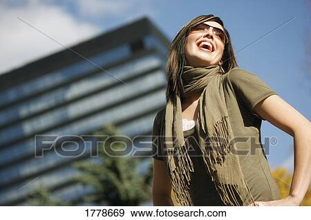 Stock Photo - A beautiful brunette. Fotosearch