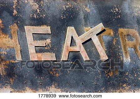 A broken sign View Large Photo Image Stock Photo - A broken sign. Fotosearch