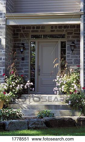 Stock Image - A front door. Fotosearch