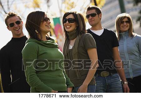 A group of people with sunglasses View Large Photo Image Stock Image - A group of people with sunglasses. Fotosearch