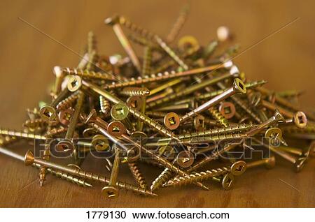 A pile of long screws View Large Photo Image Stock Image - A pile of long screws. Fotosearch