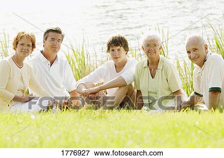 A portrait of three generations View Large Photo Image Stock Photo - A portrait of three generations. Fotosearch