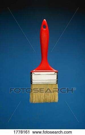 Stock Image - A red paintbrush. Fotosearch