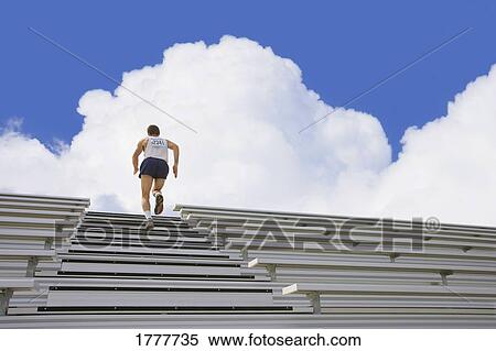 Stock Photography - A runner training. Fotosearch