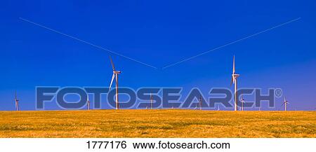 A windmill farm View Large Photo Image Stock Photograph - A windmill farm. Fotosearch