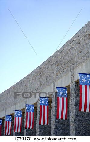 American flags View Large Photo Image Stock Photo - American flags. Fotosearch
