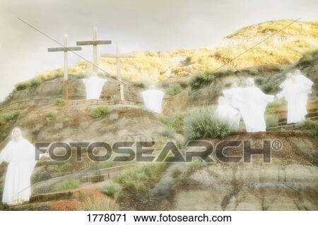 Angels at the cross View Large Photo Image Stock Image - Angels at the cross. Fotosearch