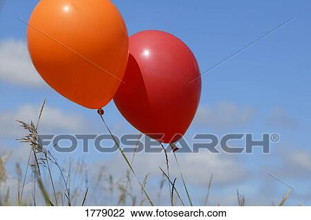 Balloons outside View Large Photo Image Stock Image - Balloons outside. Fotosearch
