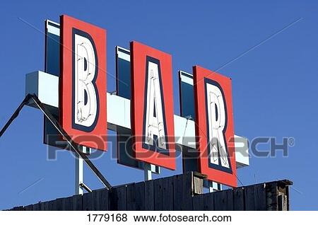 Stock Photo - Bar sign. Fotosearch