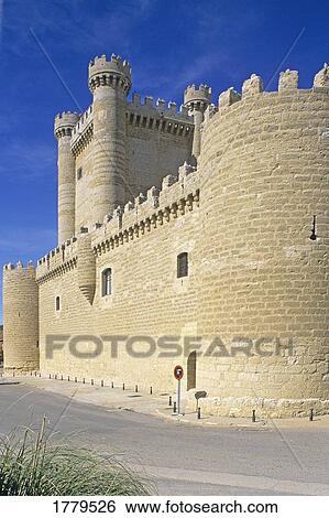 Stock Photograph - Castillo de Fuensaldaña Spain. Fotosearch