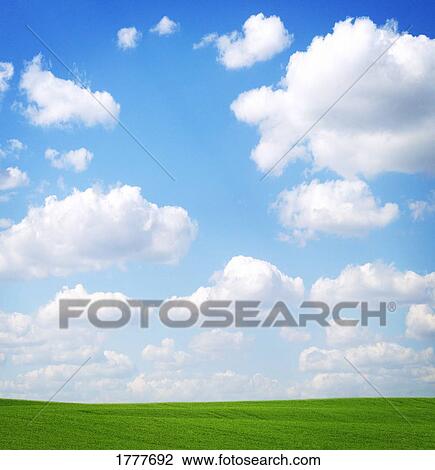 Stock Image - Clouds in the sky. Fotosearch