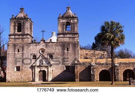 Concepcion Mission View Large Photo Image Stock Photo - Concepcion Mission. Fotosearch