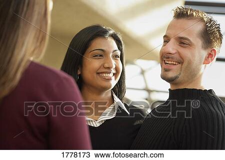 Couple talking View Large Photo Image Stock Image - Couple talking. Fotosearch
