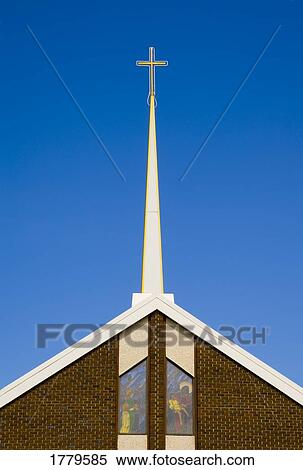 Stock Photography - Cross on a church building. Fotosearch