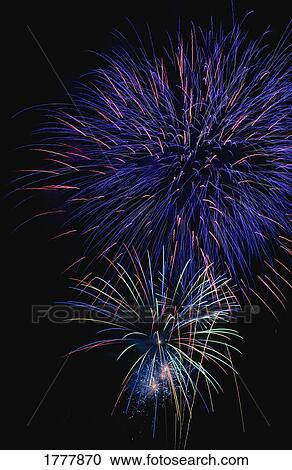 Stock Image - Explosion of colours. Fotosearch