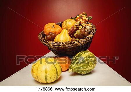 Stock Photograph - Horn of plenty. Fotosearch
