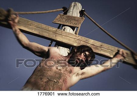 Stock Image - Jesus dying on the cross. Fotosearch