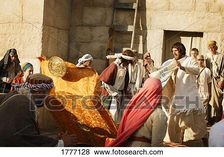 Jesus shows his anger outside the temple View Large Photo Image Stock Photo - Jesus shows his anger outside the temple. Fotosearch