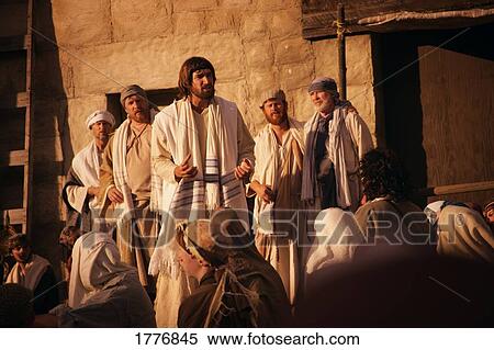 Jesus speaks to the crowd View Large Photo Image Stock Photography - Jesus speaks to the crowd. Fotosearch