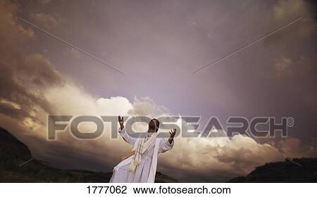 Stock Image - Jesus talks. Fotosearch