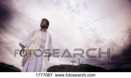 Jesus walks View Large Photo Image Stock Photo - Jesus walks. Fotosearch