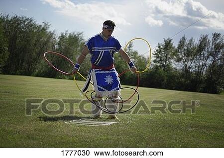 Stock Image - Male Native dancer. Fotosearch