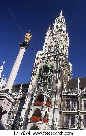 New Town Hall, Munich, Bavaria, Germany View Large Photo Image Picture - New Town Hall, Munich, Bavaria, Germany. Fotosearch