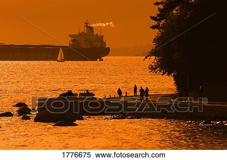 Stock Photography - Oil tanker on the water. Fotosearch