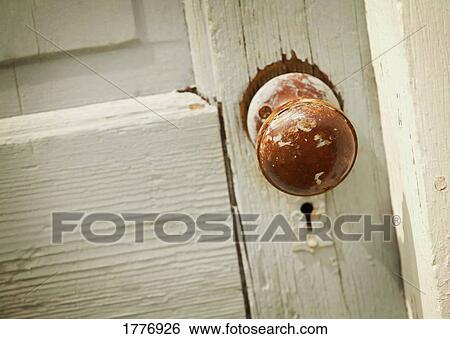 Old door and handle View Large Photo Image Stock Photograph - Old door and handle. Fotosearch