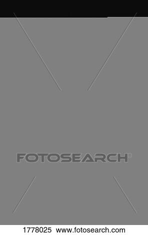 Stock Photography - Outlined cross. Fotosearch