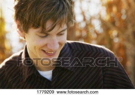 Stock Photo - Portrait of a young man. Fotosearch
