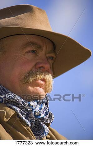 Portrait of Cowboy View Large Photo Image Stock Image - Portrait of Cowboy. Fotosearch