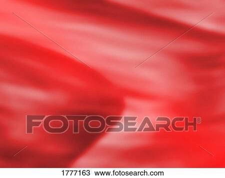 Stock Image - Red streaks and waves. Fotosearch