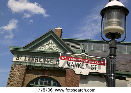 Stock Photograph - St Lawrence Market in Old Town Toronto. Fotosearch