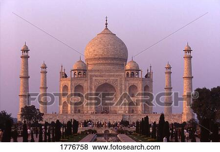 The Taj Mahal View Large Photo Image Stock Photo - The Taj Mahal. Fotosearch