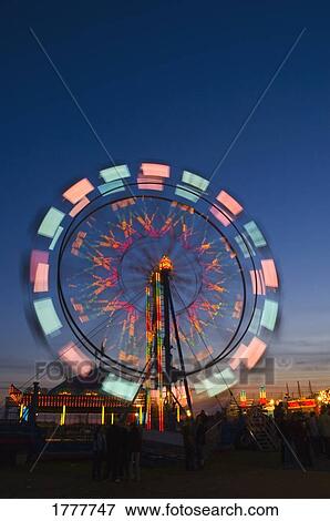 Stock Photo - Time delay Ferris wheel. Fotosearch