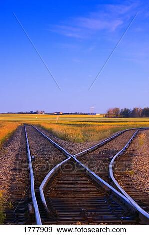 Train tracks View Large Photo Image Stock Photo - Train tracks. Fotosearch